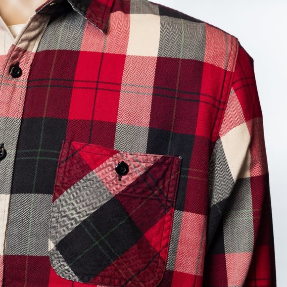 Vintage J Crew Trade & Co Sporting Goods Flannel Button Down Shirt - Picture 3 of 6